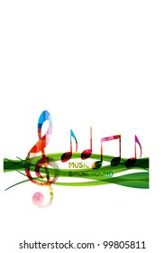 colorful music background