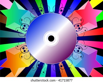 Colorful music CD