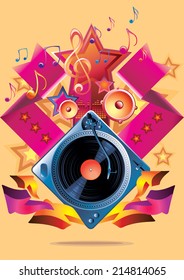 Colorful music design
