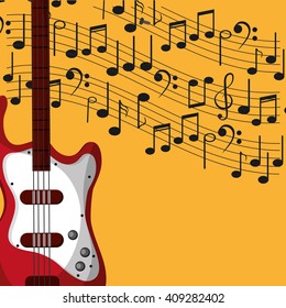 colorful music icon design, vector illustration
