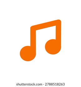 Colorful music notes vector icon set. Bright musical note icons collection for song, melody, audio player, and festival celebration