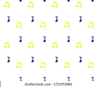 colorful music pattern vector seamless 