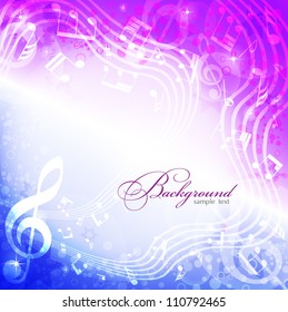 Colorful musical background.
