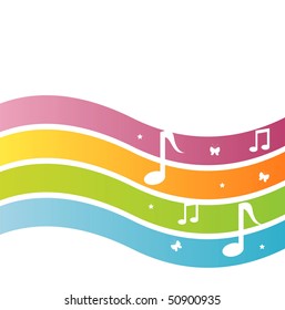 colorful musical background