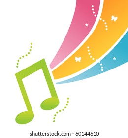 colorful musical background