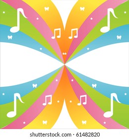 colorful musical background