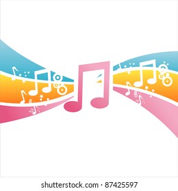 colorful musical background