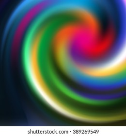 Colorful mystic spiral 