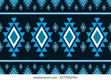 Colorful Native American pattern, Navajo design. Native American ornament. Abstract geometric background traditional ethic for decoration, clothing, fabric, textile, fashion.