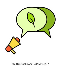 colorful natural meeting icon on white background, icon design for apps, presentation, banner, sign, symbol, logo. Artificial intelligence icon concept. vector illustration.