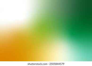 Colorful Nature Gradient Blurry Background. Abstract Art Wallpaper. Vector Illustration