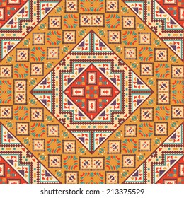 Colorful navajo seamless pattern 