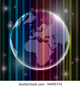 Colorful neon background