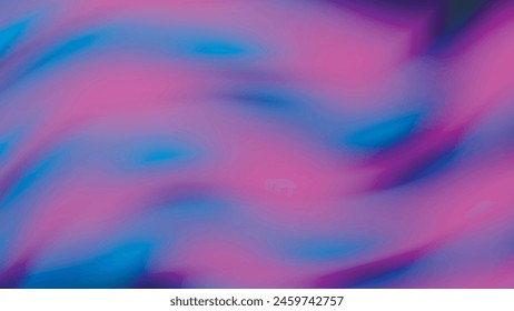 Colorful neon gradient. Blue and turquoise gradient background. Smooth transition of turquoise and blue colors. Multicolored blur transition. Gradient background. Vector