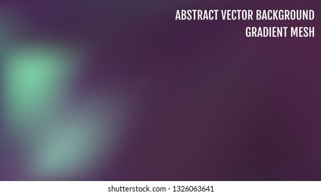 Colorful neon gradient mesh background. Abstract vector background.