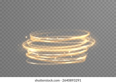 Colorful neon rings orbit in symmetry. Magic flash explodes in transparent beam. Golden line glows like solar ribbon. Luminous spark swirls in ethereal cyclone.