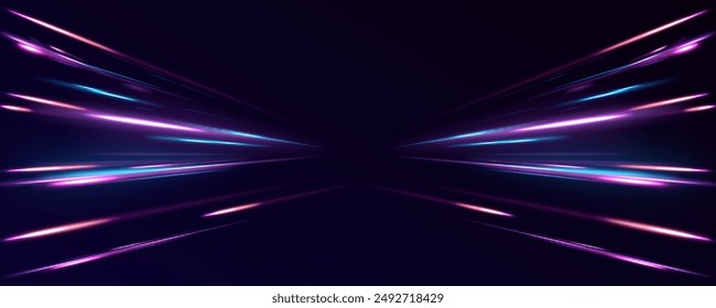Colorful Neon Swirls and Loops: Radiant Gradient Circles for Graphic Design.