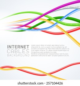 Colorful network cables