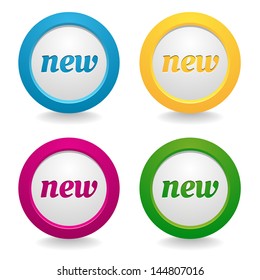 Colorful new buttons