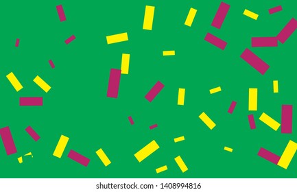 Colorful nice looking bright confetti. Festive vector illustration