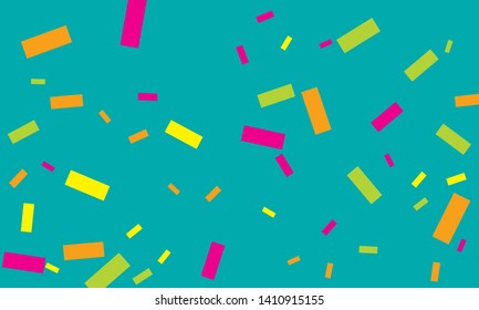 Colorful nice looking bright confetti. Festive vector illustration