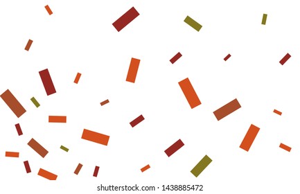 Colorful nice looking bright confetti. Festive vector illustration