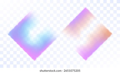 Colorful Noise Texture Dotted Square. Grainy Gradient Design Elements Vector Set. Different Variations Halftone Handdrawn Dotted With Dust Grainy Texture Collection. Pattern elements easy to use.
