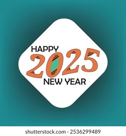 Colorful number 2025 vector. Happy new year 2025 design with unique colorful numbers.2025 typography design concept.Happy new year 2025 cover design with stylish and nice colors,Premium vector design 