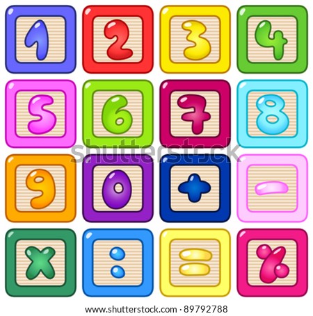 Colorful number blocks