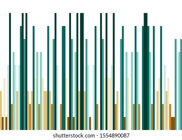 Colorful Number 'pi' Data Visualisation Art Computational Generative illustration
