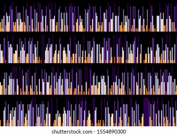 Colorful Number 'pi' Data Visualisation Art Computational Generative illustration