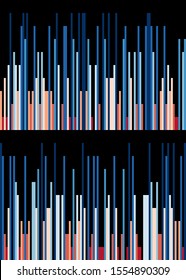 Colorful Number 'pi' Data Visualisation Art Computational Generative illustration