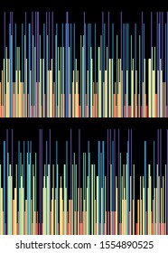 Colorful Number 'pi' Data Visualisation Art Computational Generative illustration