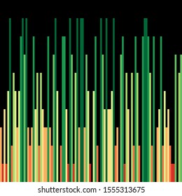 Colorful Number 'pi' Data Visualisation Art Computational Generative illustration