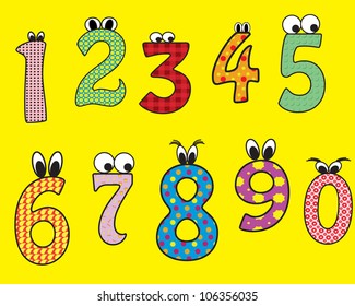 Colorful numbers set