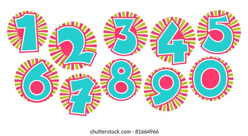 Colorful numbers set