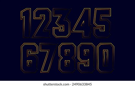 Colorful numbers,3d number, set number, number