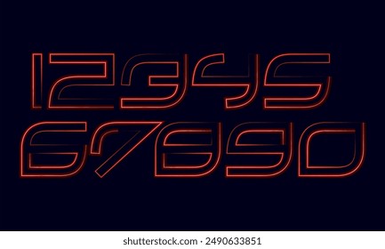 Colorful numbers,3d number, set number, number