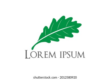 Colorful Oak Leaf Leaves Star Rotate Logo Design Vector