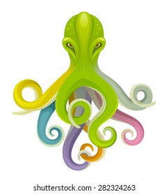Colorful octopus