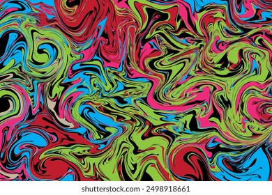 Fondo abstracto del derrame líquido del petróleo colorido