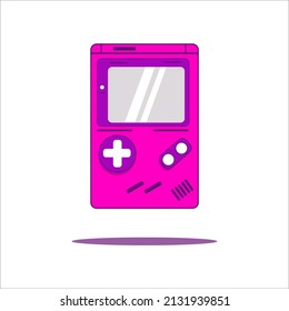 Colorful Old Game Console Pocket Vector