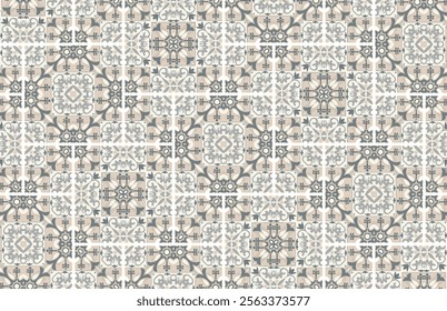 Colorful old tile design pattern