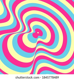 colorful optic illusion background. psychedelic for backdrop