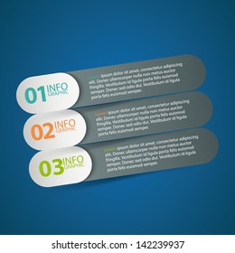 Colorful option buttons. Used for workflow layout, diagram, number options, web design.