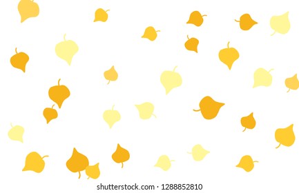 Colorful Orange A4 Background with Simple Fluid Shapes. Holographic Colour Gradient. Cool Abstract Background. Vector Illustration.