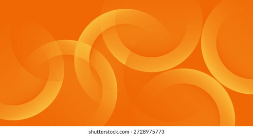 Colorido patrón de círculo naranja degradado de fondo 3D con diseño de color pastel suave. eps 10