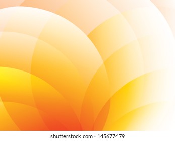 Colorful Orange curve abstract Background
