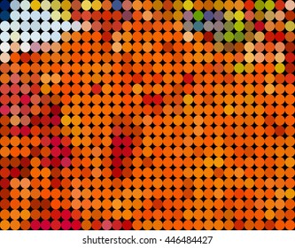 colorful orange geometric low poly gradient graphic background vector eps10