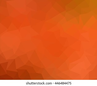 colorful orange geometric low poly gradient graphic background vector eps10
